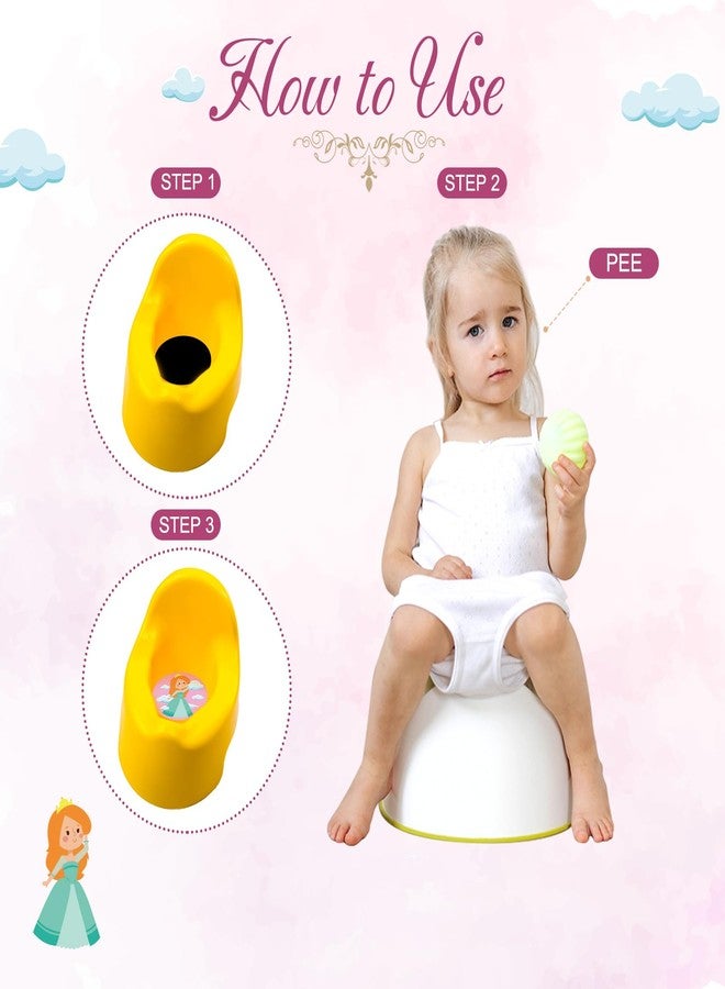 Geyee 24 Pcs Potty Training Stickers Potty You Pee on Toilet Reveal Stickers Chart Reusable Pee Decals Color Changing Seat Toilet Targets for Boys Girls Kids Training Use(Princess) - Image 4